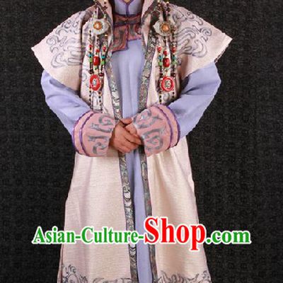 Ancient Mongolian Empress Costumes and Hat for Women