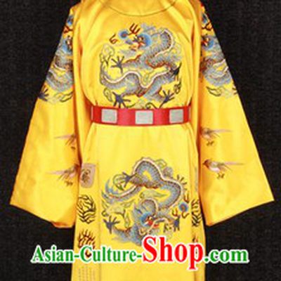 Traditional Chinese Imperial Emperor Crown and Clothing Complete Set for Men