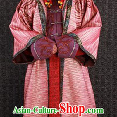Traditional Mongolian Queen Clothes and Hat for Women