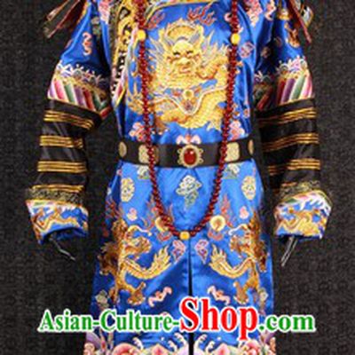 Ancient Chinese Film Costumes Design Official Clothes and Hat Complete Set for Men