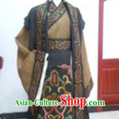 Ancient Chinese Prince Costumes and Headwear Complete Set for Men