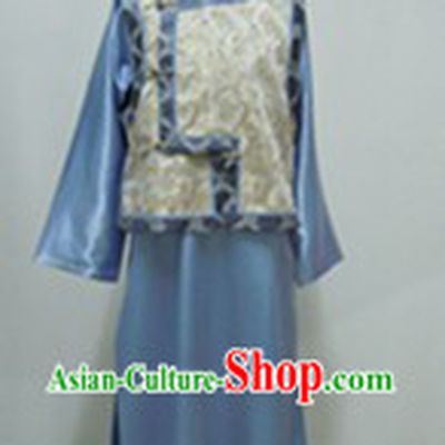 Qing Dynasty Rich Family Boy Costume and Hat Complete Set for Men