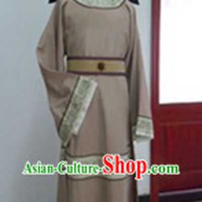 Ancient Chinese Official Costumes Robe and Hat Complete Set for Men