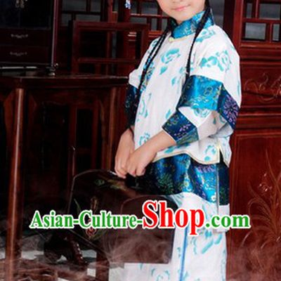 Traditional Chinese Minguo Xiuhe Style Clothes for Kids