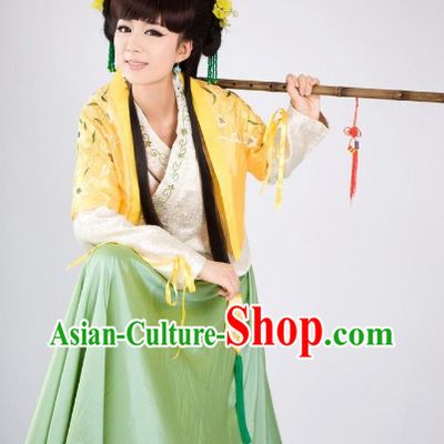 Ancient Chinese Swordswoman Female Knight Costumes Complete Set