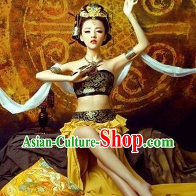 Ancient Dunhuang Dancer Costumes Cape and Accessories for Women