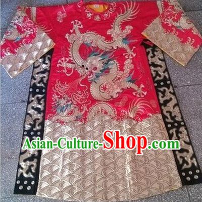 Traditional Chinese Beijing Opera Dragon Embroidery Stage Performance Costumes