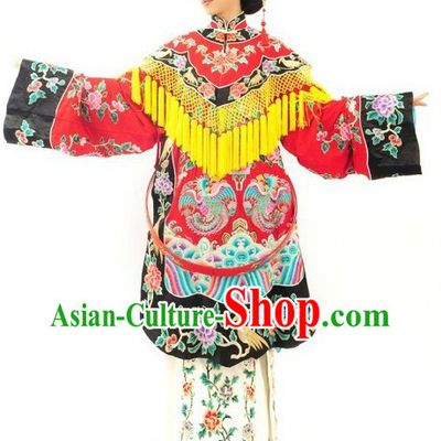 Traditional Chinese Beijing Opera Phoenix Embroidery Hua Dan Stage Performance Costumes