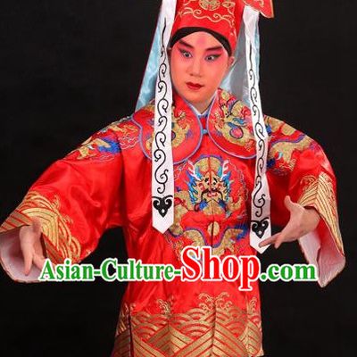 Traditional Chinese Dragon Embroidery Dance Costumes