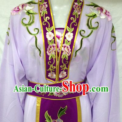 Traditional Chinese Purple Hua Dan Clothes