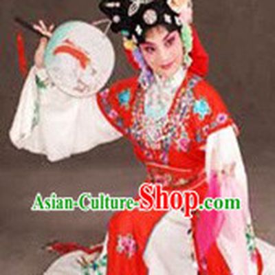 Traditional Chinese Red Go-between Costumes for Kids