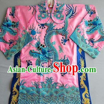 Ancient Chinese Embroidered Dragon Robe