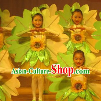 Smile Flower Dance Costumes and Hat