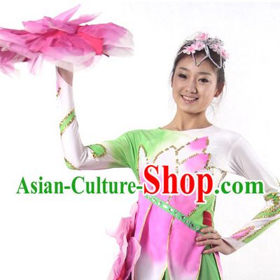 Handmade Pink Flower Handkerchief
