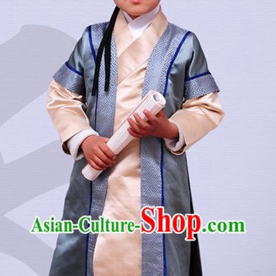 Ancient Chinese Han Dynasty Clothes Complete Set for Children