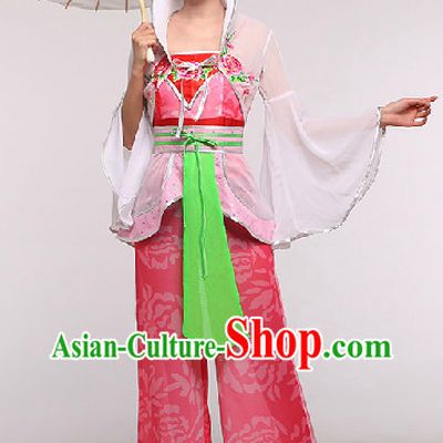 Chinese Classic Fairy Dance Costumes and Headdress