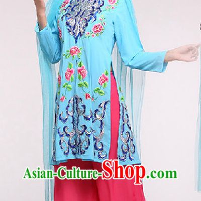 Chinese Classic Hui Stage Performance Dance Robes and Headdress