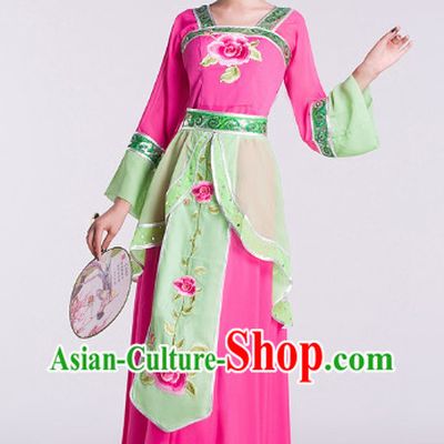 Group Dance Stage Performance Classic Dancing Costumes and Headwear Complete Set
