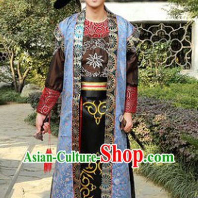 Ancient Chinese Tang Dynasty Di Ren Jie Detective Outfit and Hat Complete Set