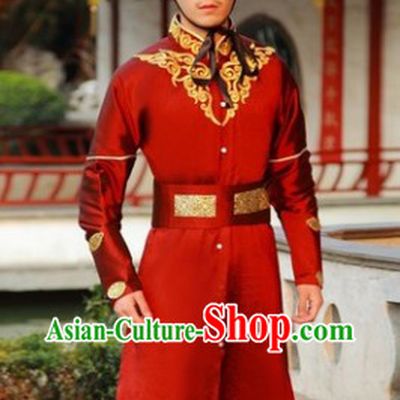 Ancient Chinese General Outfits and Hat Complete Set