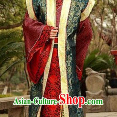 Ancient Chinese Government Official Outfits and Hat Complete Set for Men