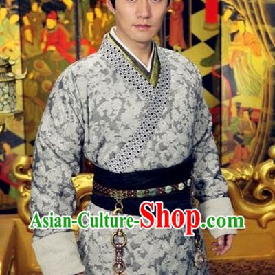 Ancient Chinese Prince Outfit and Headwear Complete Set