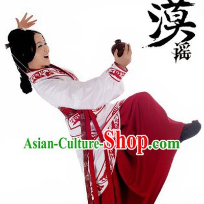 Ancient China Border Areas Princess Han Clothing Complete Set