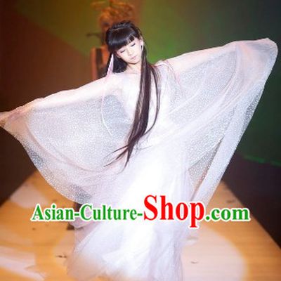 Traditional Chinese Spring Festival Gala Xiao Cai Qi Young Flag Dance Costumes Complete Set
