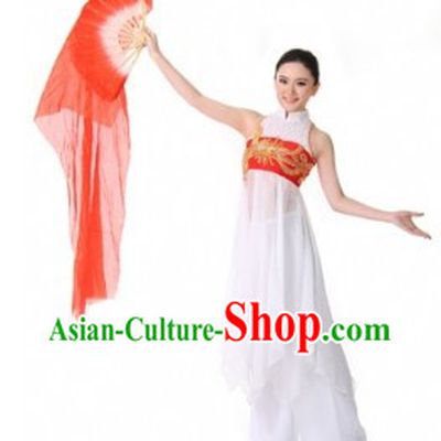 Professional Stage Performance Ribbon Dance Costumes Complete Set