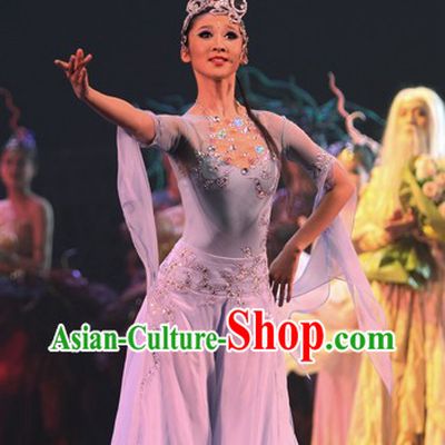 Traditional Chinese Luo Shen Dance Costumes Complete Set