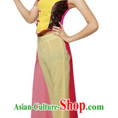 Jasmine Flower Competition Fan Dance Costume and Headdress Complete Set