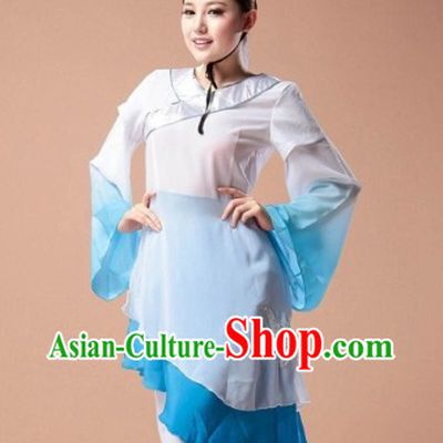 Zhu Yingtai Chinese Classical Dancing Costumes and Recital Wear Complete Set