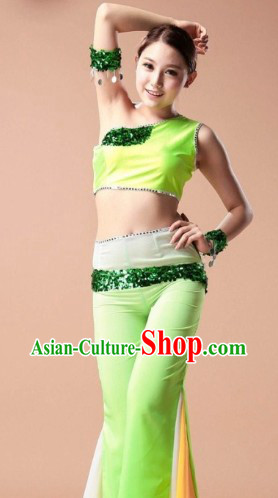 Rain Forest Dai Ethnic Folk Dancewear Costumes
