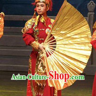 Fan Dance Costume Dancewear and Hat Complete Set