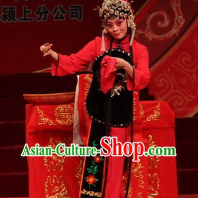 Peking Opera Hua Dan Costumes and Headdress Complete Set