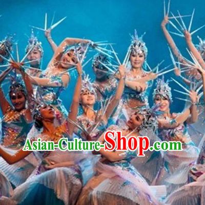 Novelty Dan Costumes and Headdress Complete Set