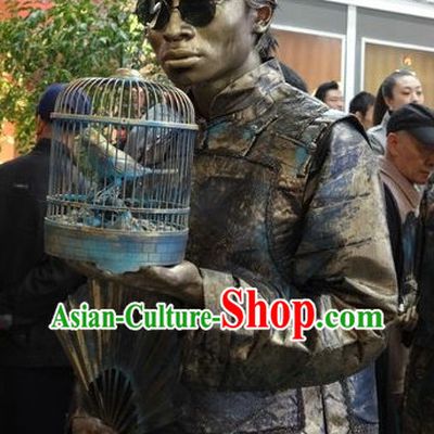 Action Art Living Sculpture Props Costumes Complete Set