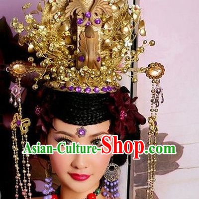 Ancient Chinese Imperial Empress Hat Headpieces