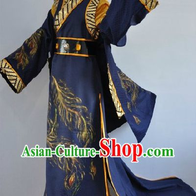 Ancient Chinese Swordsman Cosplay Costumes Complete Set