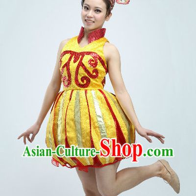 High Collar Group Dance Costumes