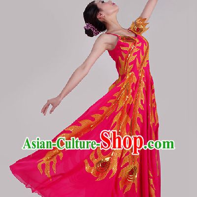 Red Phoenix Dance Costumes for Women