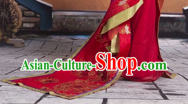Chinese Princess Guzhuang Hanfu Clothes for Kids