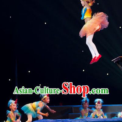 Stage Performance Bird Dancing Costumes for Kids