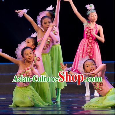 Lotus Dancing Costumes for Women or Kids