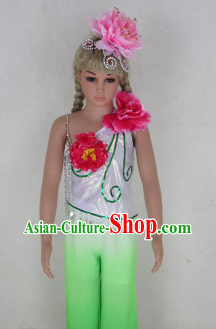 Professional Stage Performance Flower Dancing Costumes