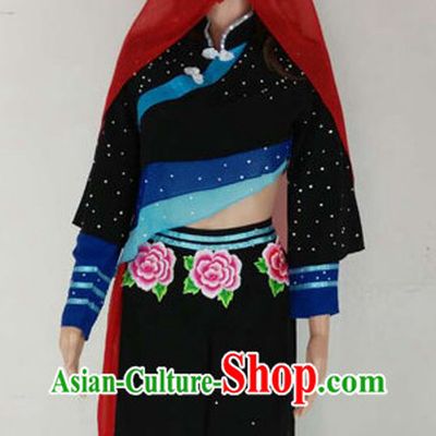 Professional Stage Performance Fisherwoman Dance Costumes