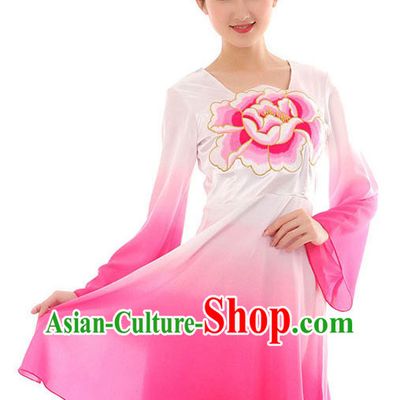 Professional Stage Performance Yangge Dance Costumes Complete Set