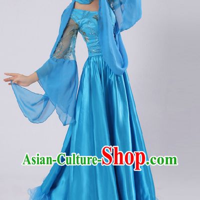 Traditional Chinese Waltz Dancing Skirt