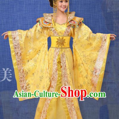 Ancient Chinese Film and Video Empress Garment and Headwear