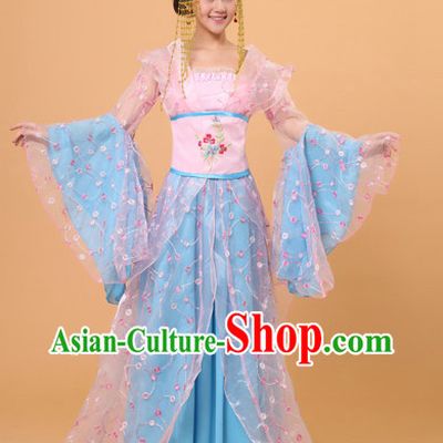 Long Tail Ancient Chinese Film and Video Princess Garment and Headwear